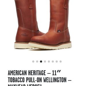Thorogood Tobacco Pull-On Wellington Boots